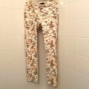 Stretch pants, girl’s size L, multi colors, brown,tan, cream